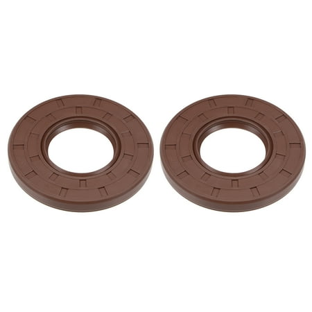 Oil Seal 30mm Inner Dia 62mm OD 7mm Thick Fluorine Rubber Double Lip Seals
